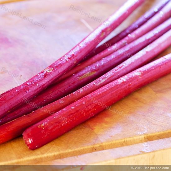 rhubarb stalks