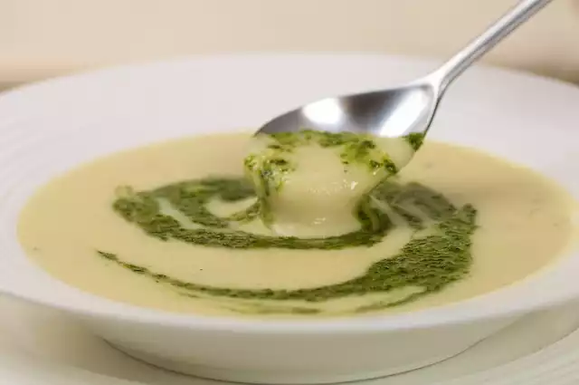 Artichoke, Leek, Potato and Garlic Soup