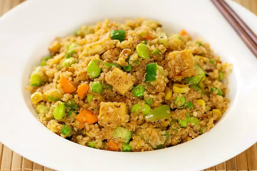 Chinese Quinoa and Edamame Salad