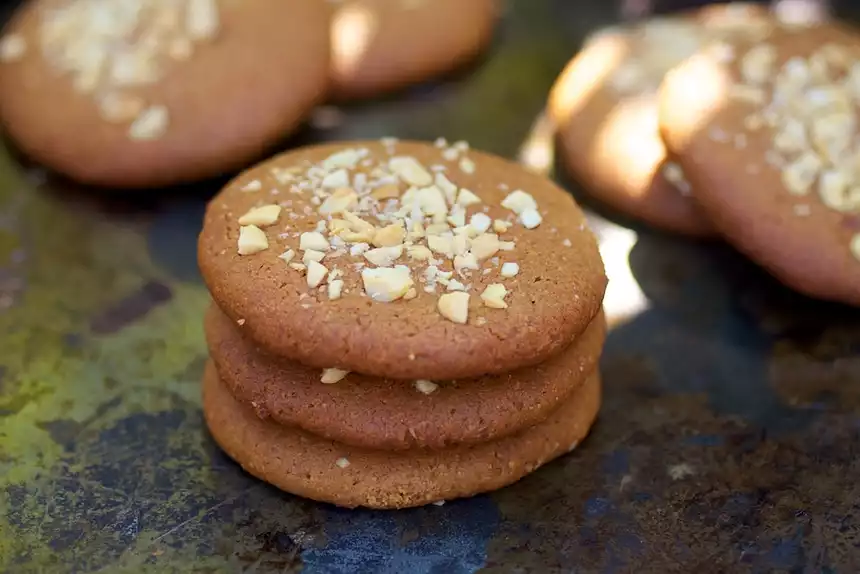 Chewy Double Peanut Butter Cookies