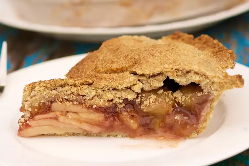 Apple Grape Berry Pie (Healthier Version)