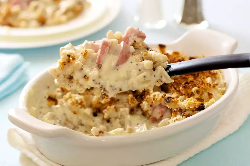 Kielbasa-Mustard Macaroni and Cheese