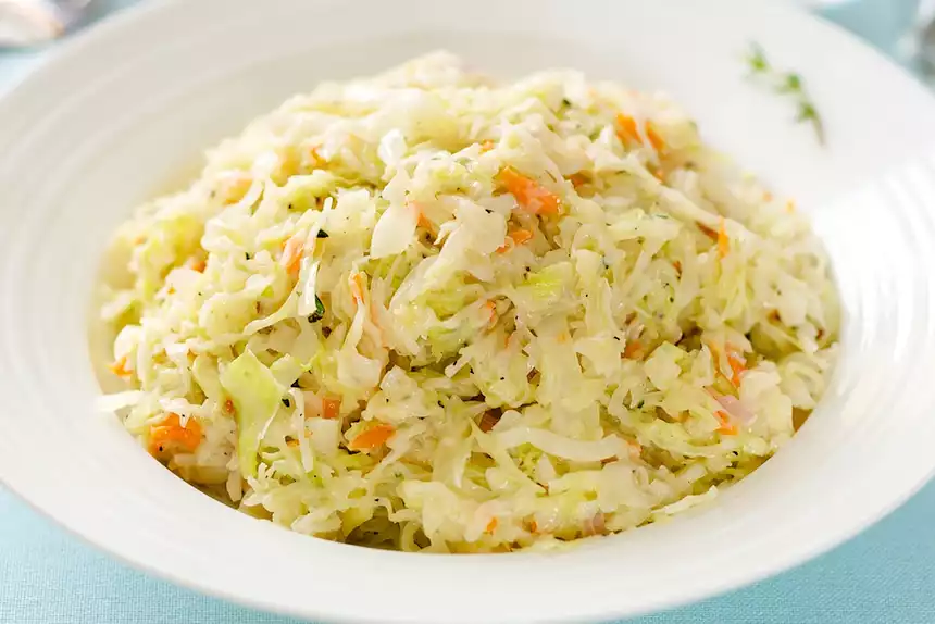 Creamy Lemon Buttermilk Coleslaw