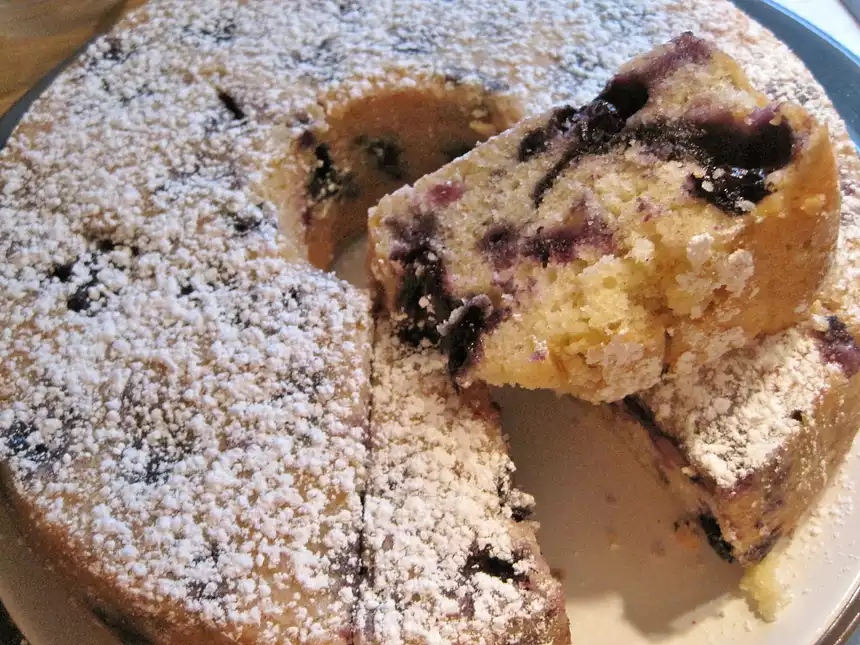 Melt in Your Mouth Blueberry Cake