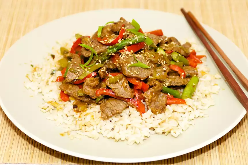 Easy Beef Stir Fry (Low Fat)