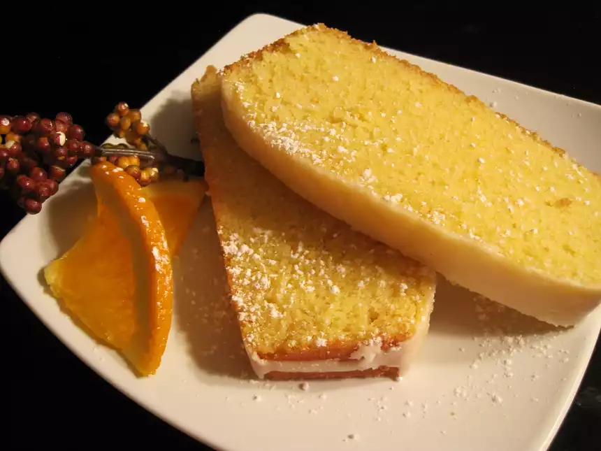 Orange Loaf Cake (Pound Cake)
