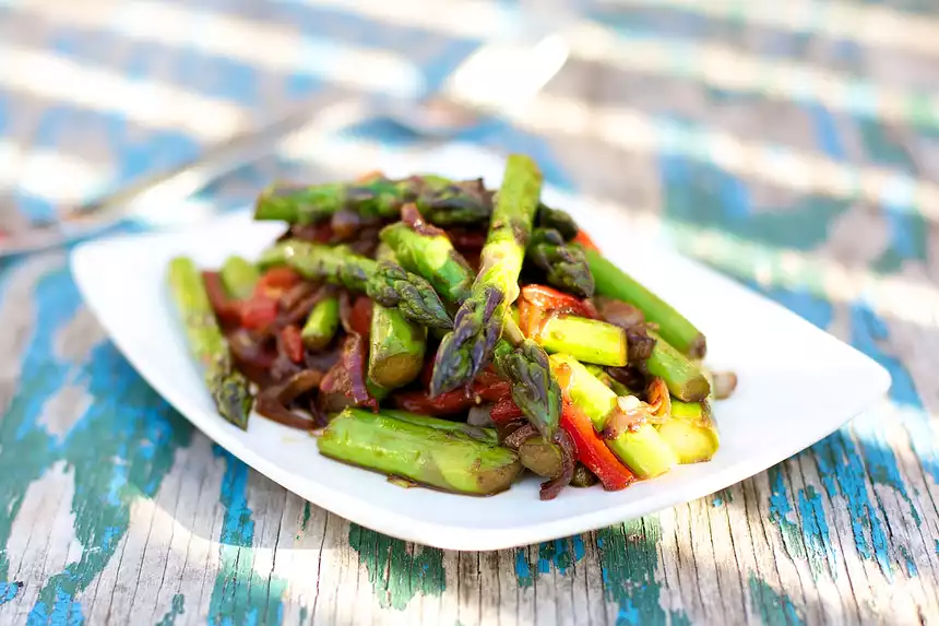 Warm Asparagus Salad