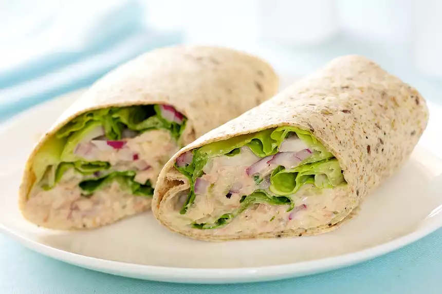 Chunky Tuna Salad Roll-Ups