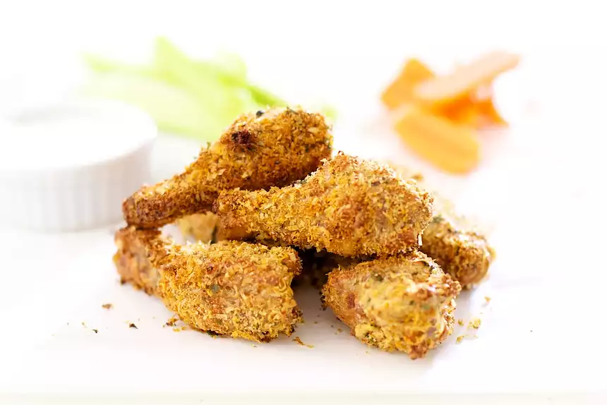 Breaded Parmesan Chicken Wings