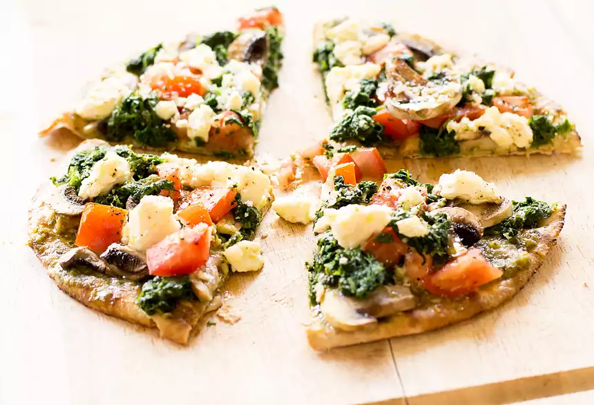 Spinach and Feta Pita Bake 