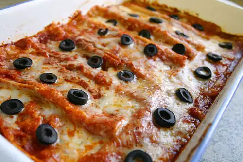Favorite Cheesy Chicken Enchiladas