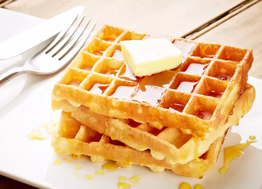 Barley-Amaranth Waffles