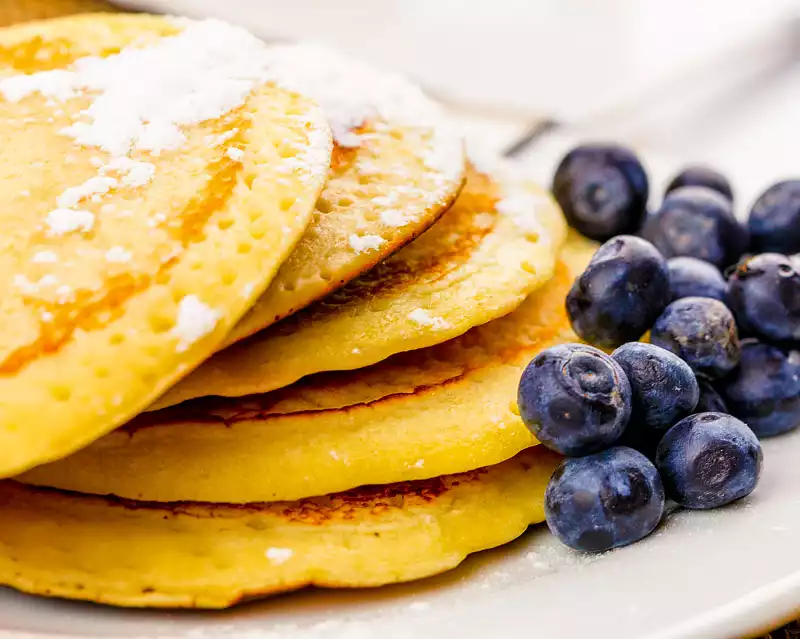 Favourite Breakfast Cornmeal Pancakes