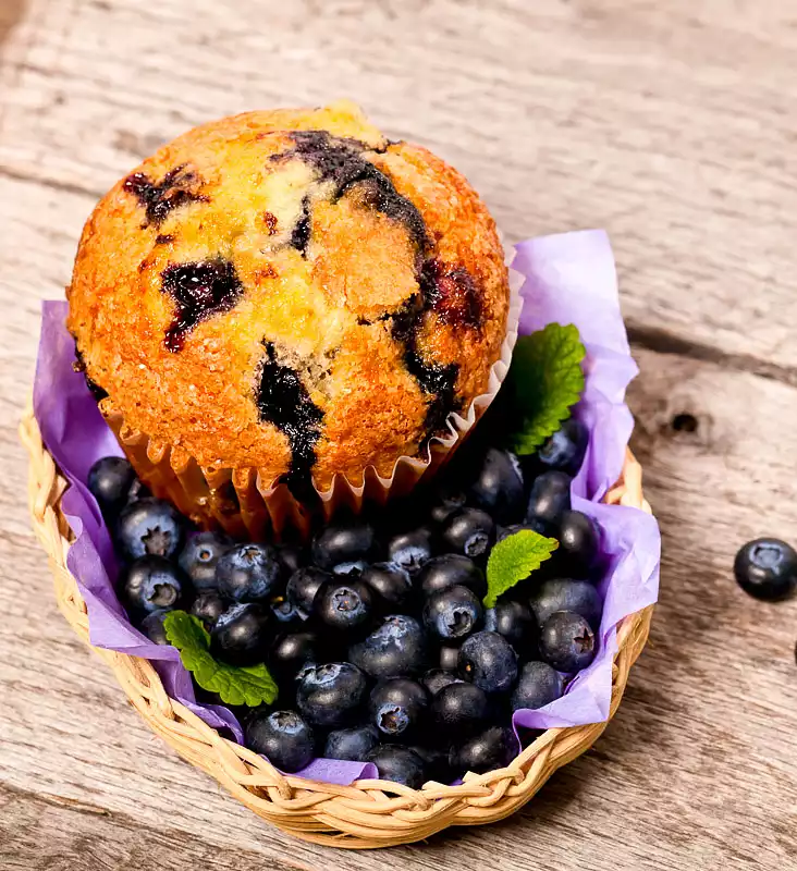 Citrus Blueberry Muffins