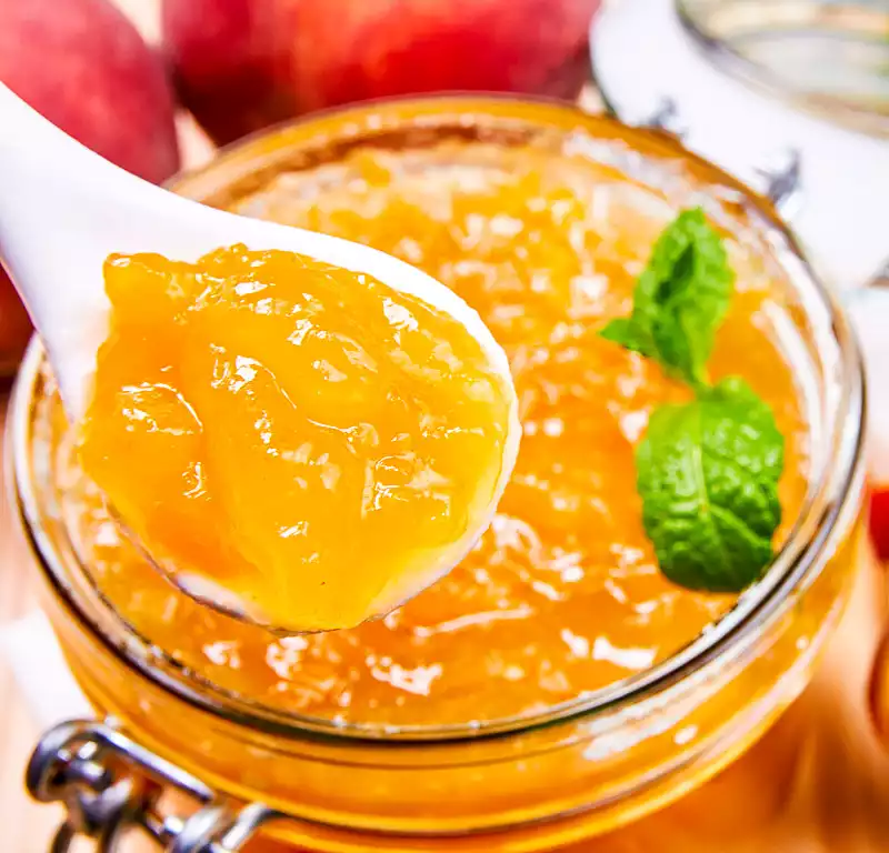No Cook Peachy Orange Jam