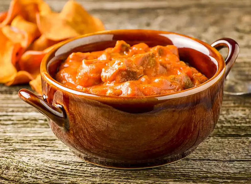 Beef and Sausage Chili 