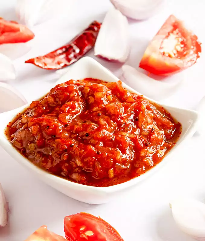 Apple-Lovage Chutney