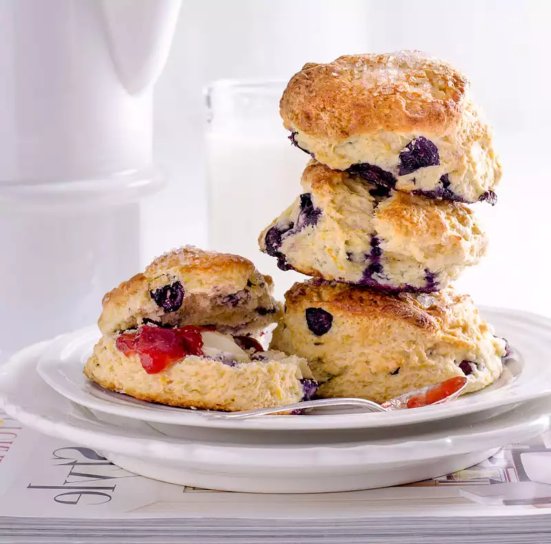 Lemon Blueberry Biscuits