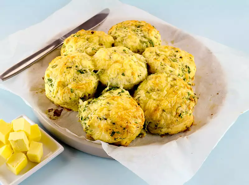 Cheese Garlic-Herb Biscuits