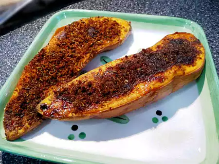 Cajun Style Baked Sweet Potato 