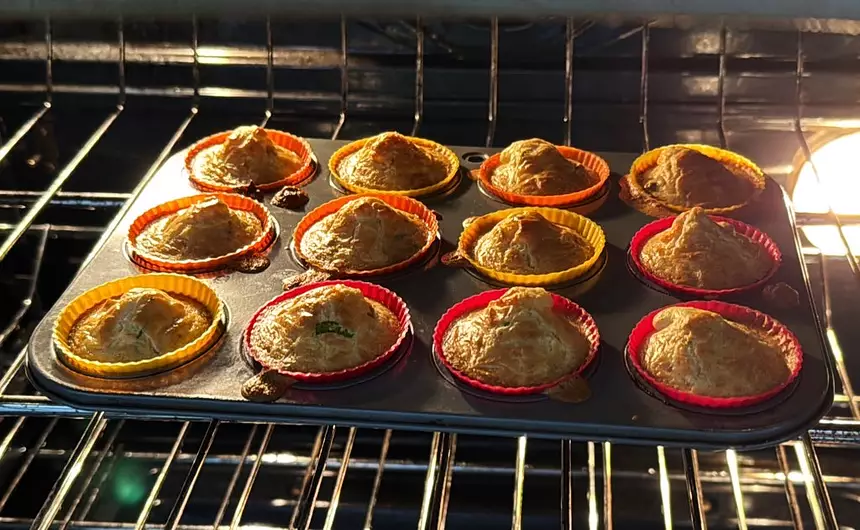 Easy Cheesy Sausage Muffins (Bisquick)