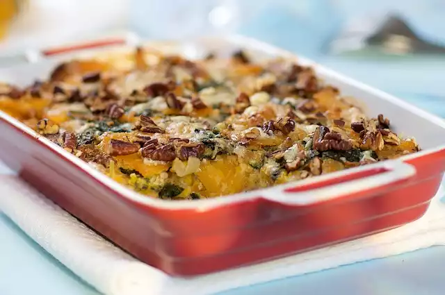 Butternut Squash and Cheddar Casserole