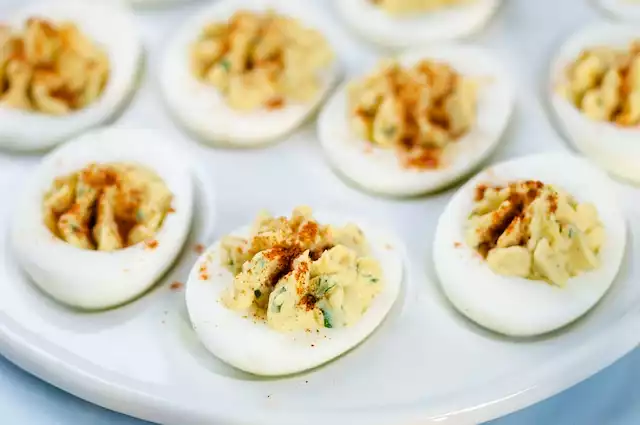 Yogurt Deviled Eggs