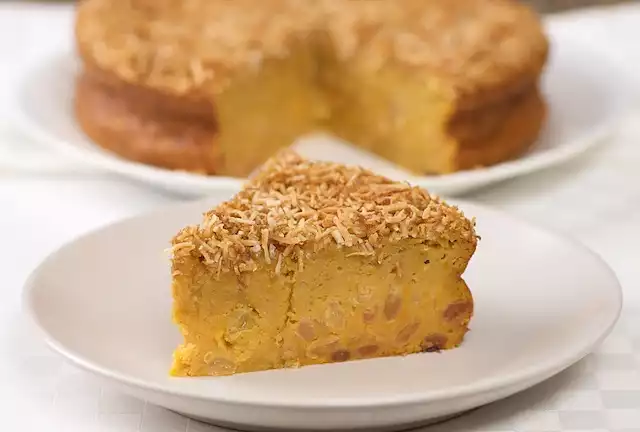 Jamaican Sweet Potato Pudding Cake