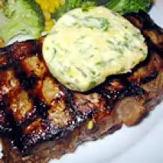 Beef Tenderloin with Gorgonzola Nut & Herb Butter