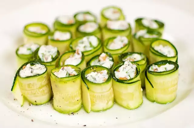 Stuffed Zucchini Rolls