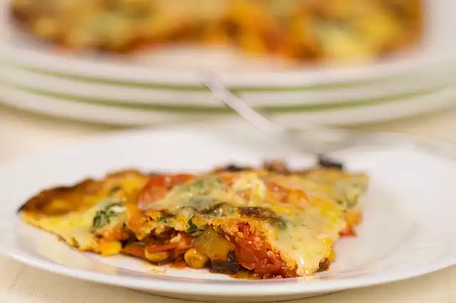 Vegetable Frittata with Cheese