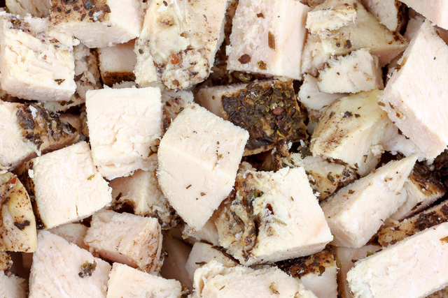 diced cooked chicken
